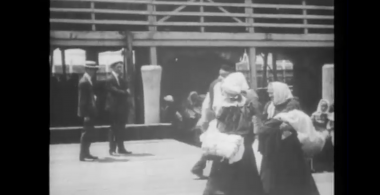 Immigrants Landing on Ellis Island