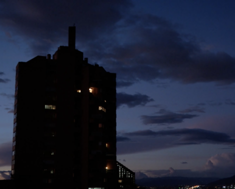 Outside And Inside The Windows. How Life Wrote 19th Floor