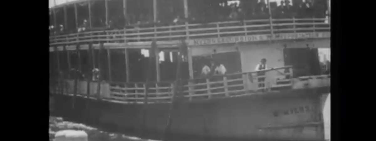 Immigrants Landing on Ellis Island