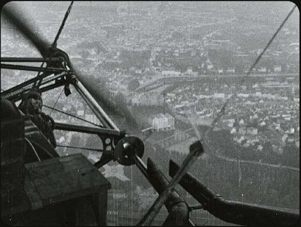 Battlefields seen from an airship