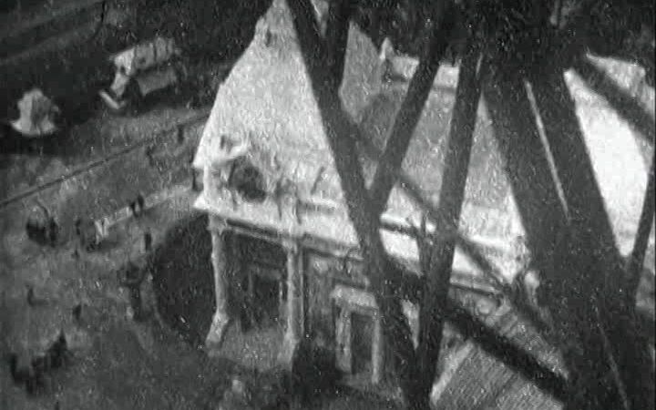 Scene from the Elevator Ascending Eiffel Tower