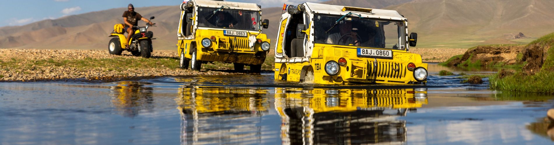 By the Yellow Frog to the Land of Blue Sky