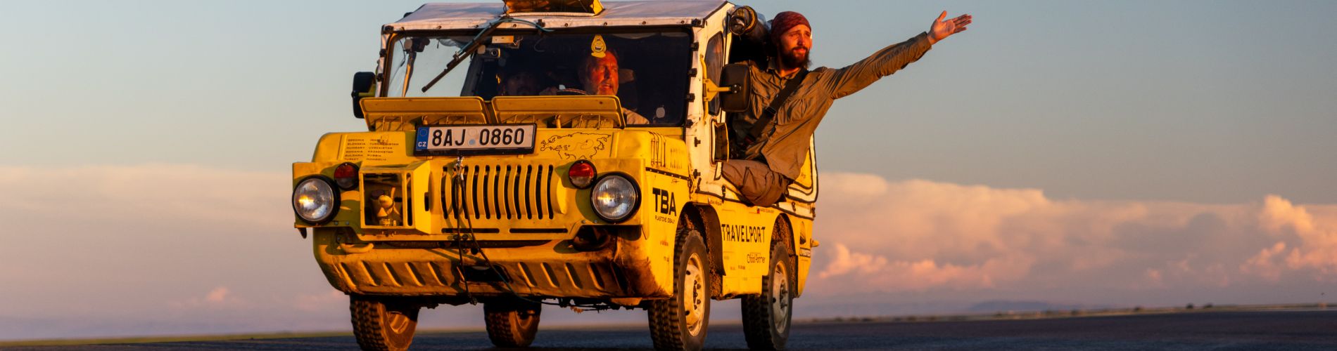 By the Yellow Frog to the Land of Blue Sky