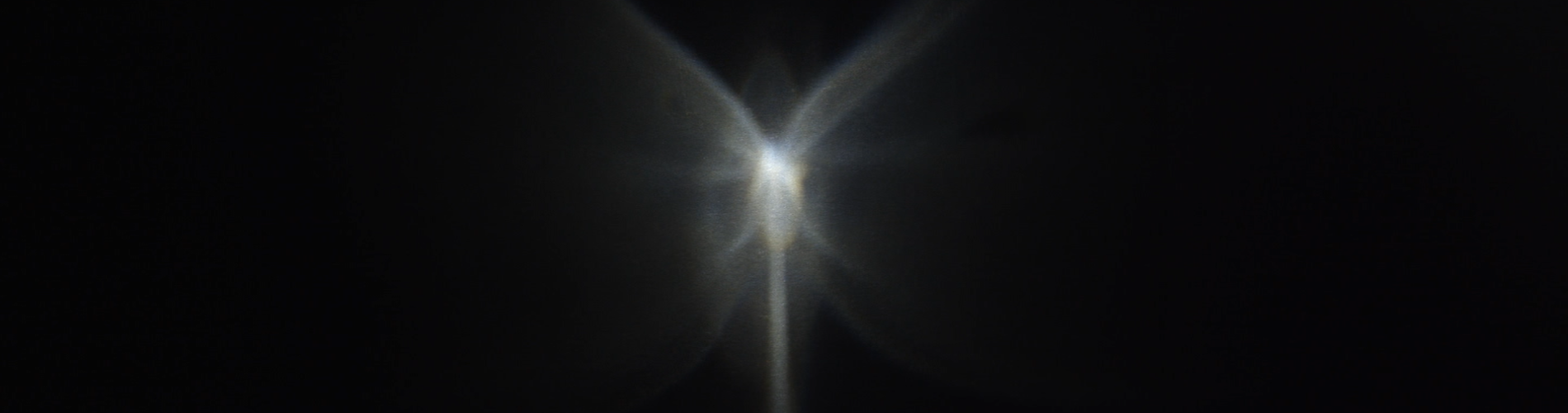 Sparkly shiny brightly see, kaleidoscope grows from ears