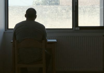 A Man Leaning